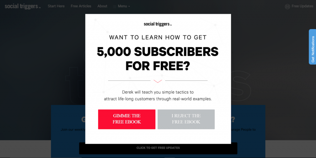 landing page hack
